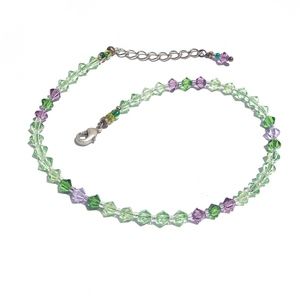 Ankle Bracelet Anklet Peridot Amethyst Boho Beach